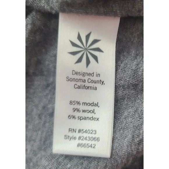 Athleta Westwood Dress Women's Size Small Sleeveless Heathered Gray Stretch - Picture 5 of 5